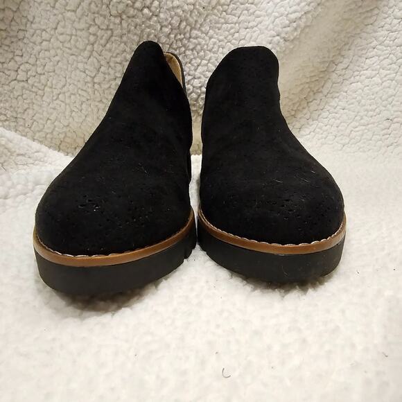 Dr Scholls Insane Shootie Ankle Boots Loafer Faux Suede Perforated Women Sz 8.5 - Picture 7 of 9
